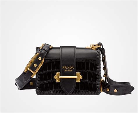 black prada cahier bag|prada cahier crocodile leather bag.